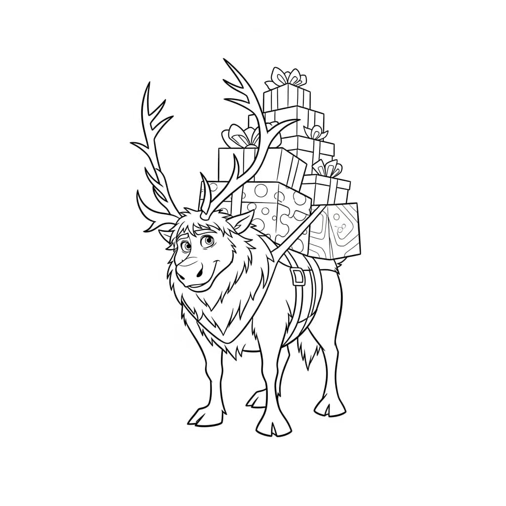 Desenhos da Frozen para Colorir e Imprimir