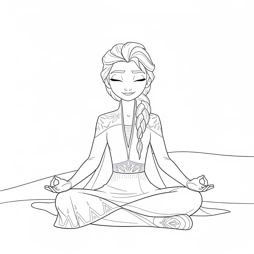 Desenhos da Frozen para Colorir e Imprimir