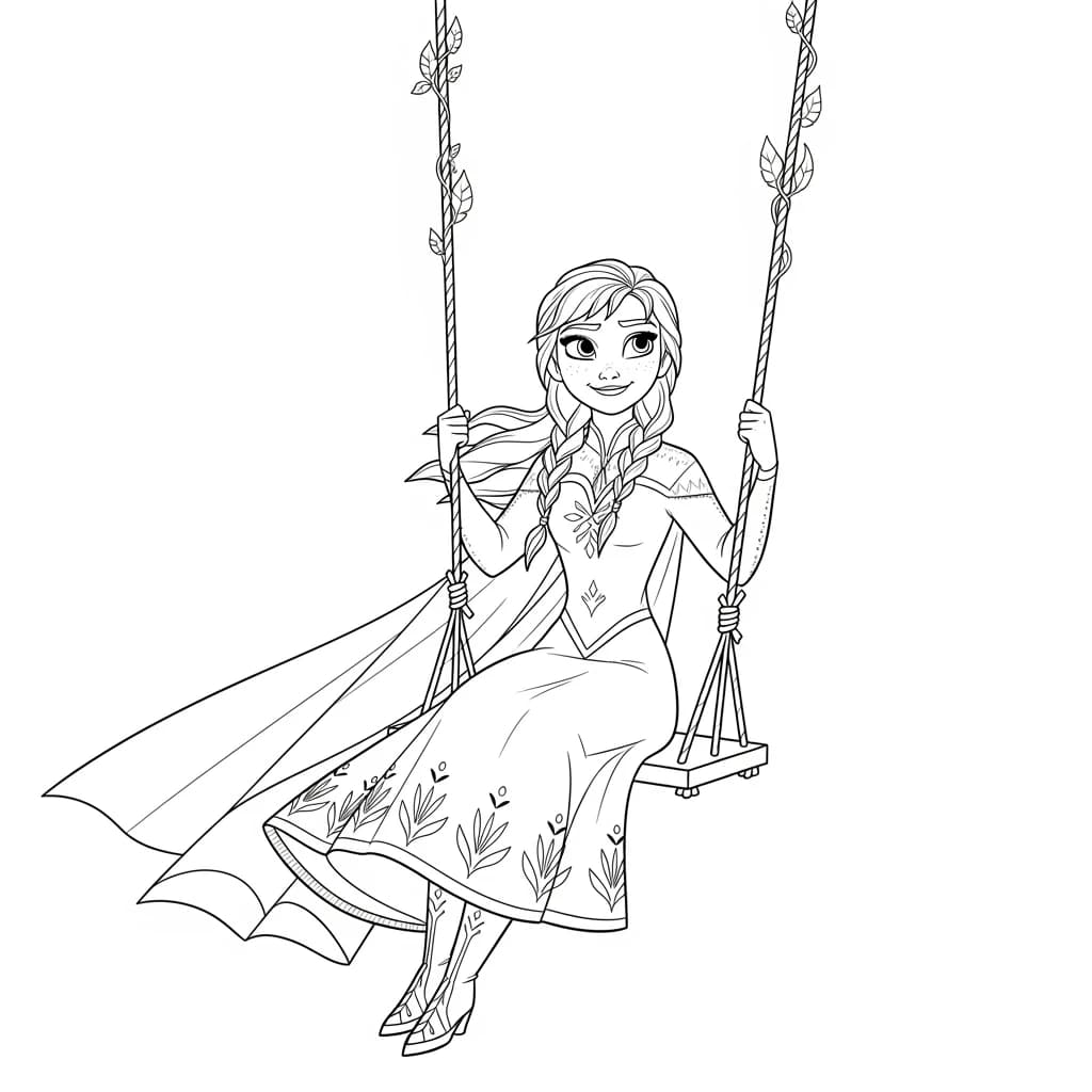 Desenhos da Frozen para Colorir e Imprimir