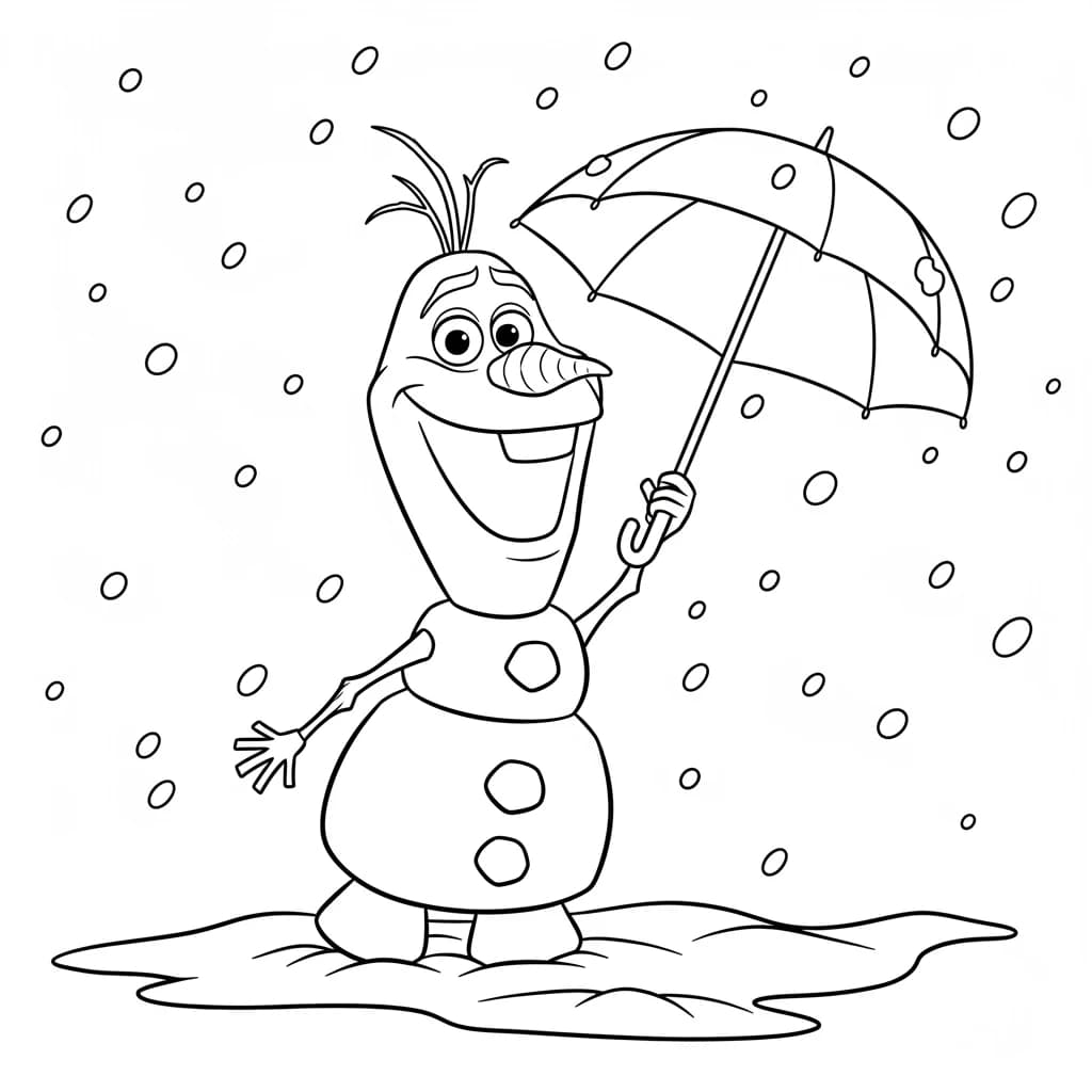 Desenhos da Frozen para Colorir e Imprimir