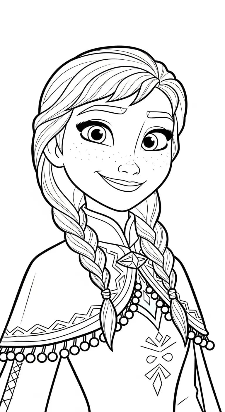 Desenhos da Frozen para Colorir e Imprimir