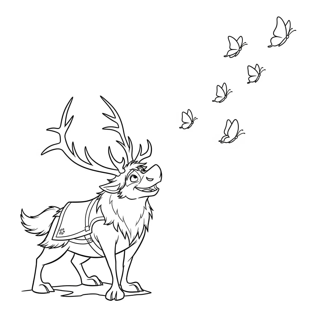 Desenhos da Frozen para Colorir e Imprimir