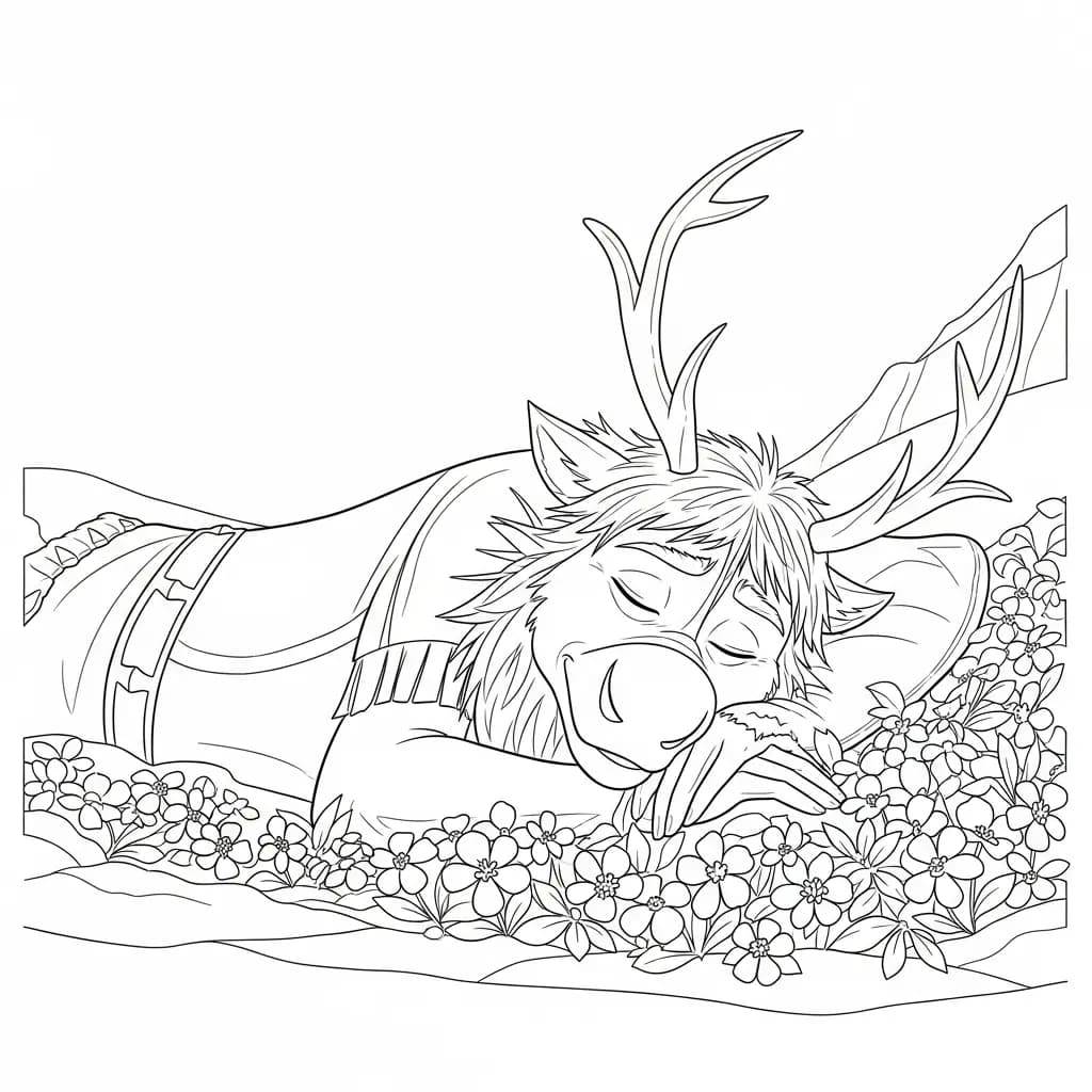Desenhos da Frozen para Colorir e Imprimir