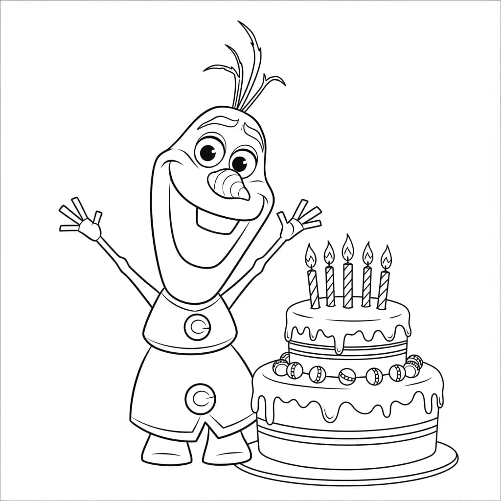 Desenhos da Frozen para Colorir e Imprimir