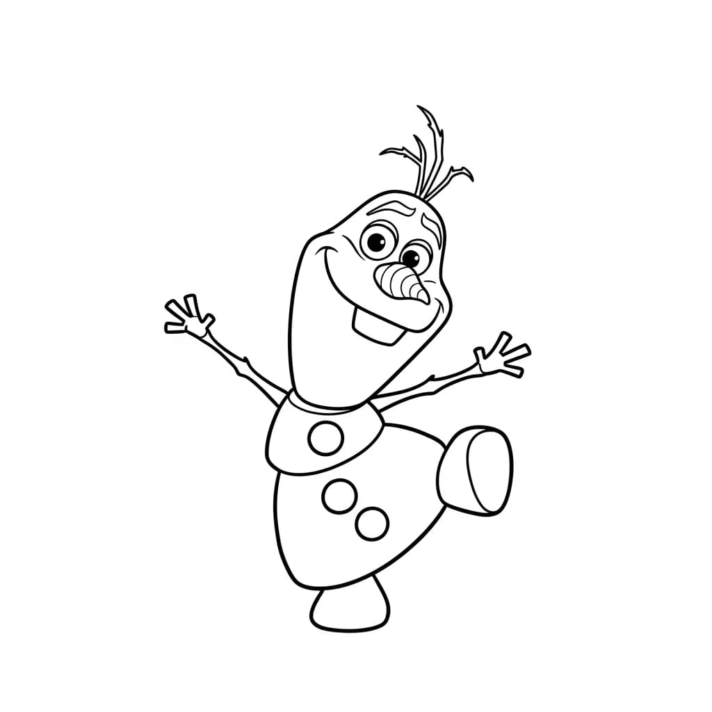Desenhos da Frozen para Colorir e Imprimir