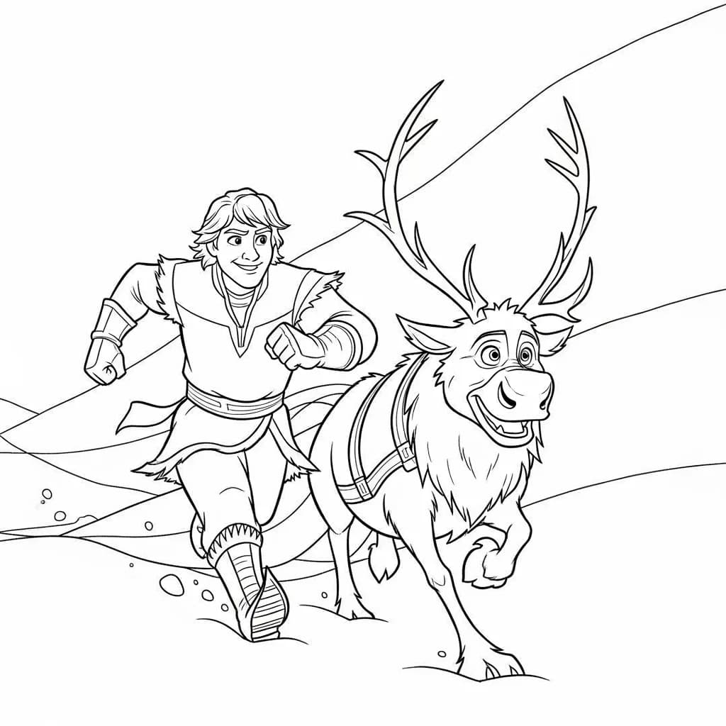Desenhos da Frozen para Colorir e Imprimir