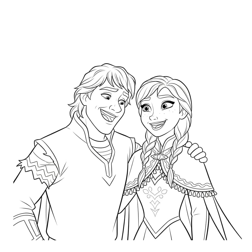 Desenhos da Frozen para Colorir e Imprimir