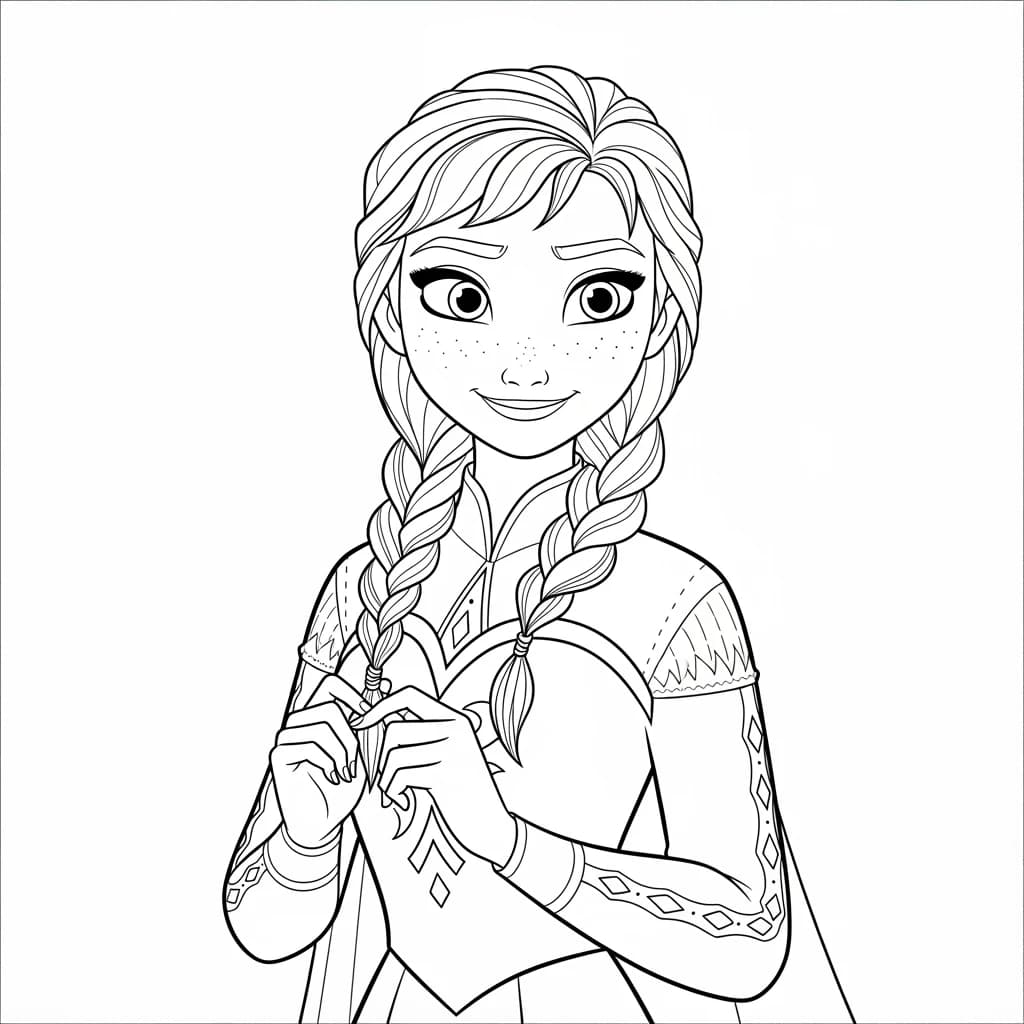 Desenhos da Frozen para Colorir e Imprimir