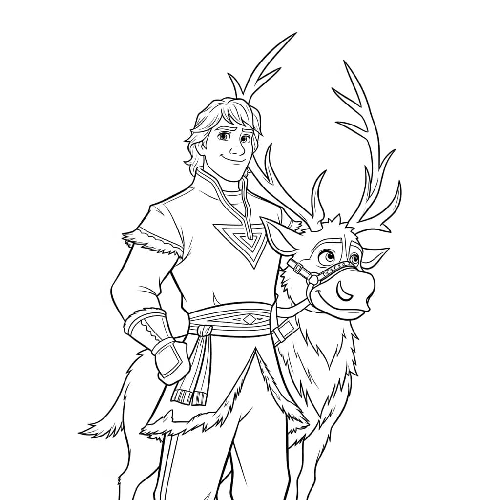 Desenhos da Frozen para Colorir e Imprimir