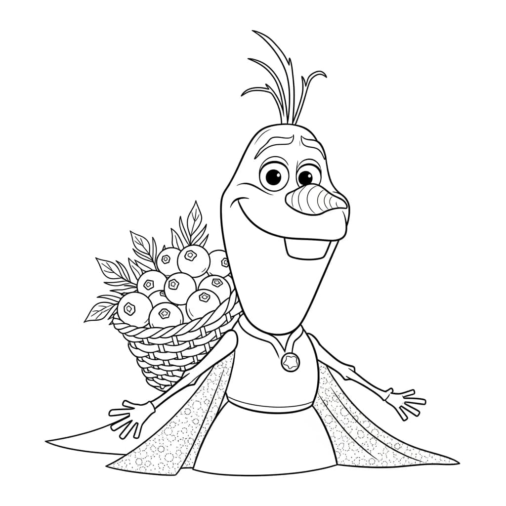Desenhos da Frozen para Colorir e Imprimir
