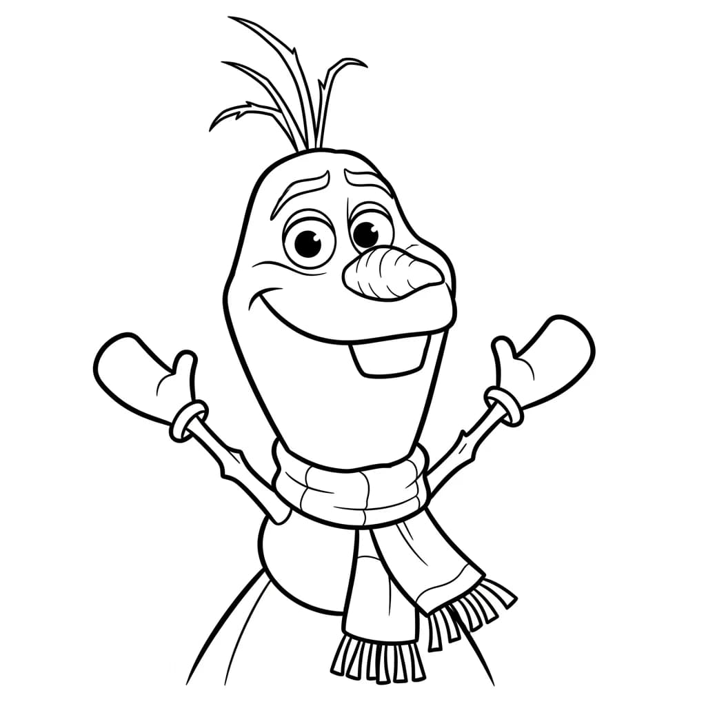 Desenhos da Frozen para Colorir e Imprimir