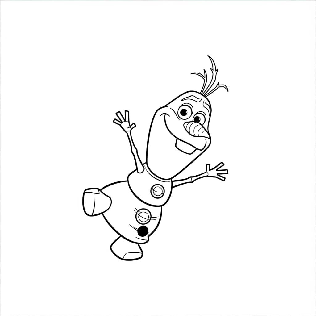 Desenhos da Frozen para Colorir e Imprimir