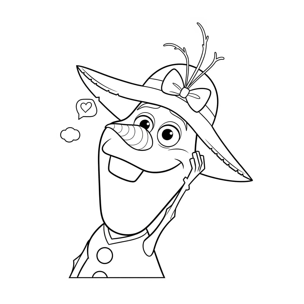 Desenhos da Frozen para Colorir e Imprimir