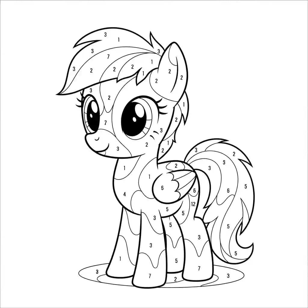 desenho de Toddlers para imprimir e colorir