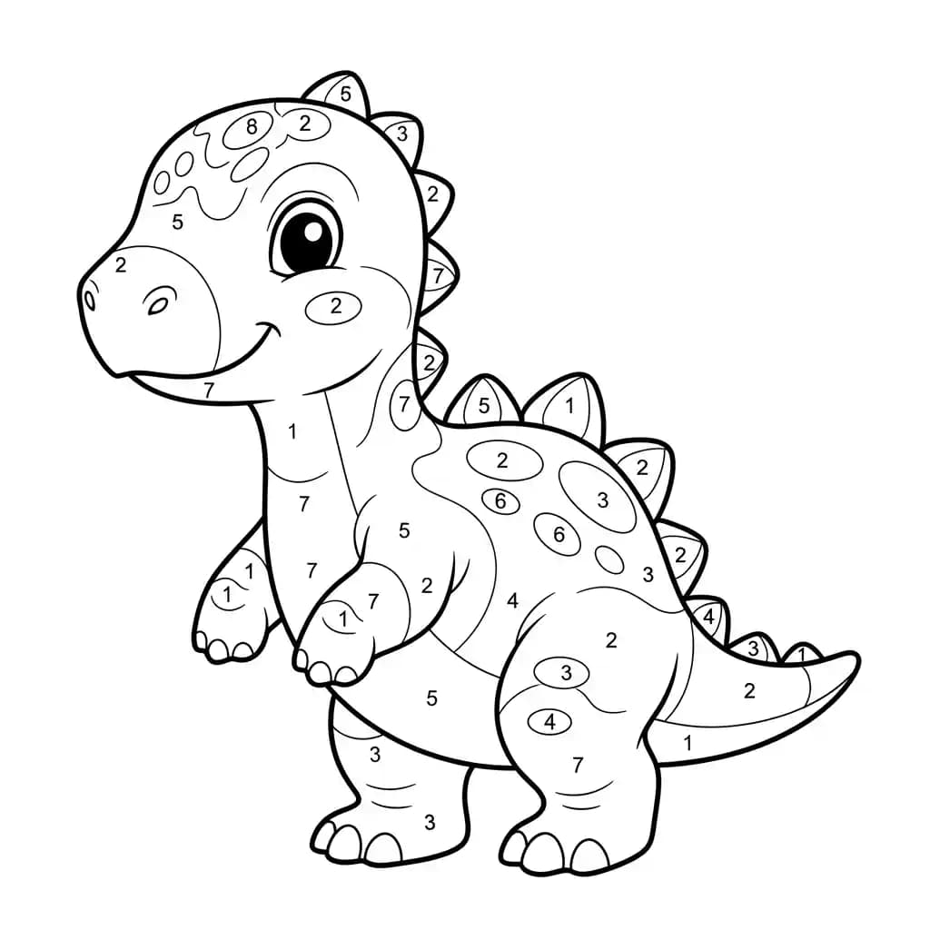 desenho de Toddlers para imprimir e colorir