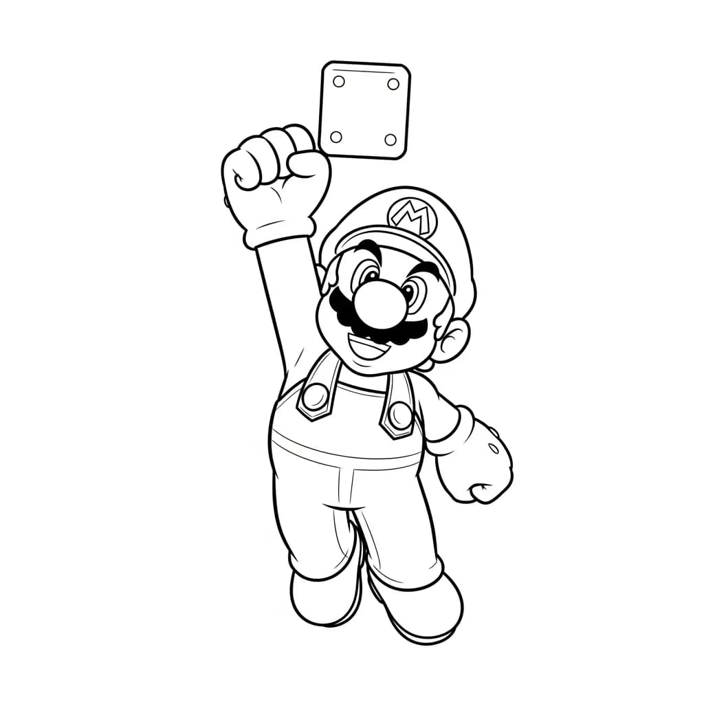 Desenhos do Mario Bros para Colorir e Imprimir