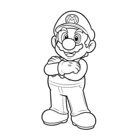 Desenhos do Mario Bros para Colorir e Imprimir