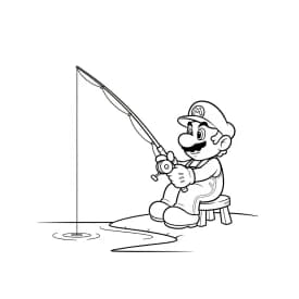 Desenhos do Mario Bros para Colorir e Imprimir