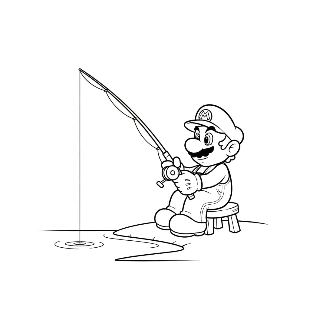 Desenhos do Mario Bros para Colorir e Imprimir