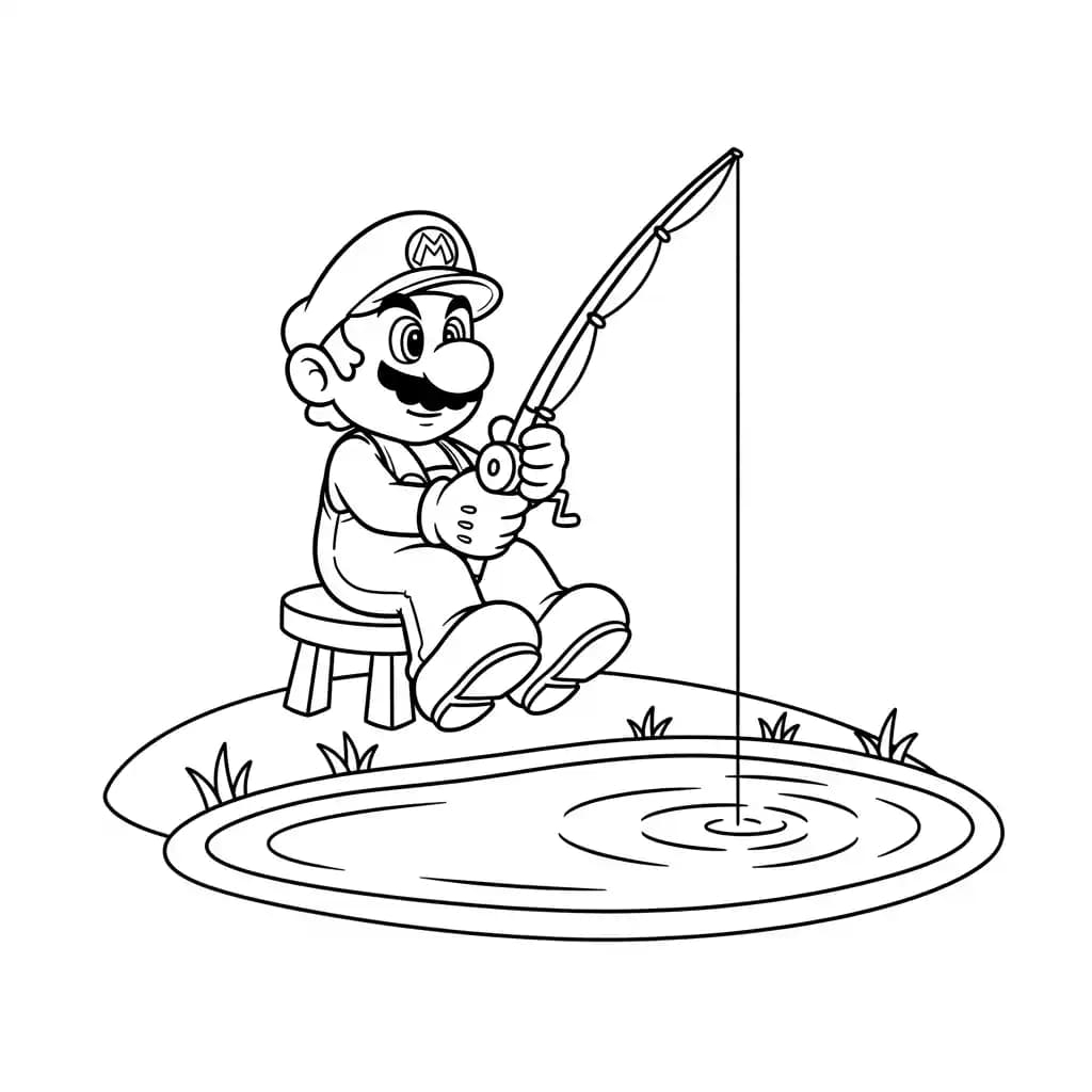 Desenhos do Mario Bros para Colorir e Imprimir