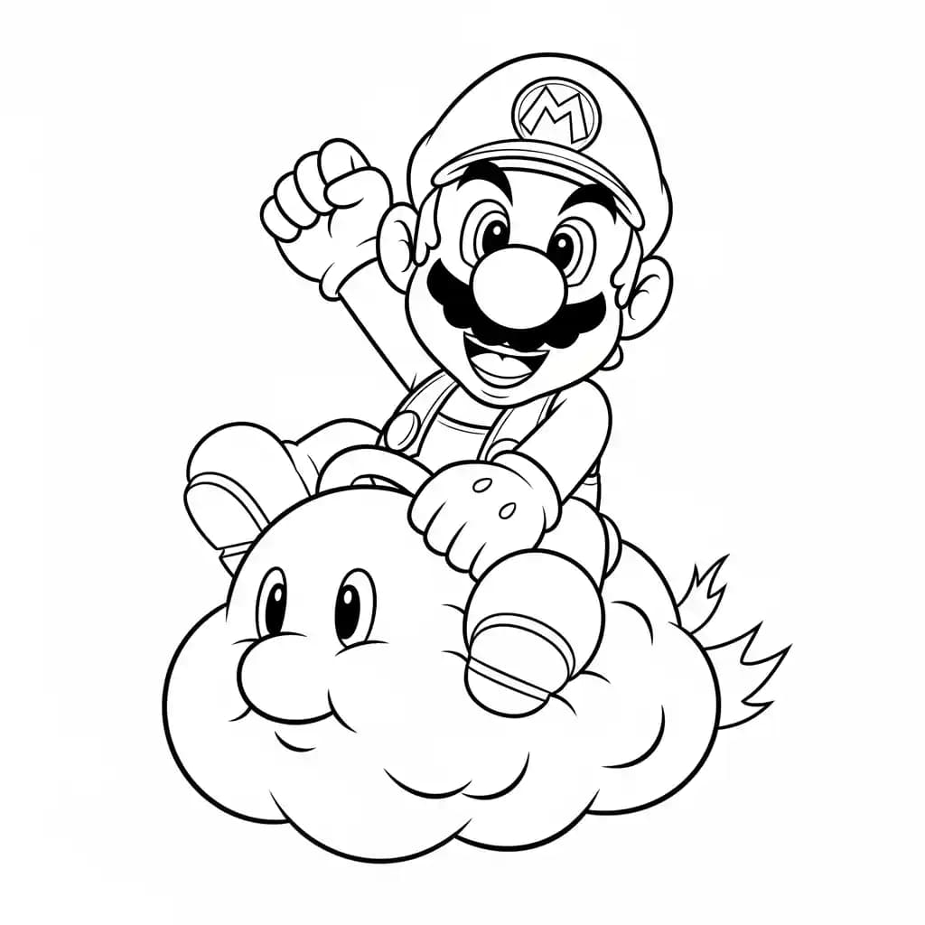 Desenhos do Mario Bros para Colorir e Imprimir