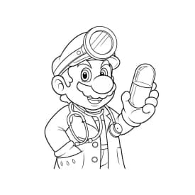 Desenhos do Mario Bros para Colorir e Imprimir