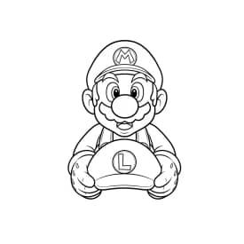 Desenhos do Mario Bros para Colorir e Imprimir