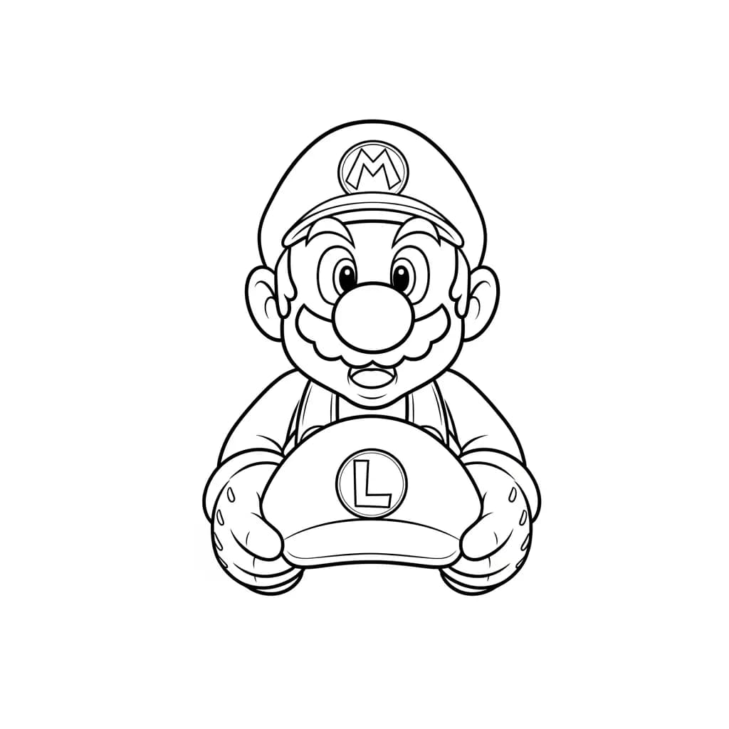 Desenhos do Mario Bros para Colorir e Imprimir