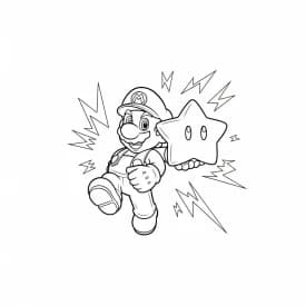 Desenhos do Mario Bros para Colorir e Imprimir