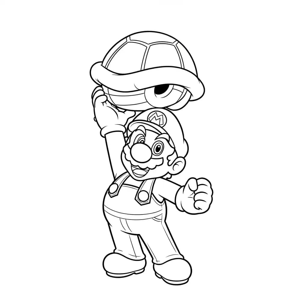Desenhos do Mario Bros para Colorir e Imprimir
