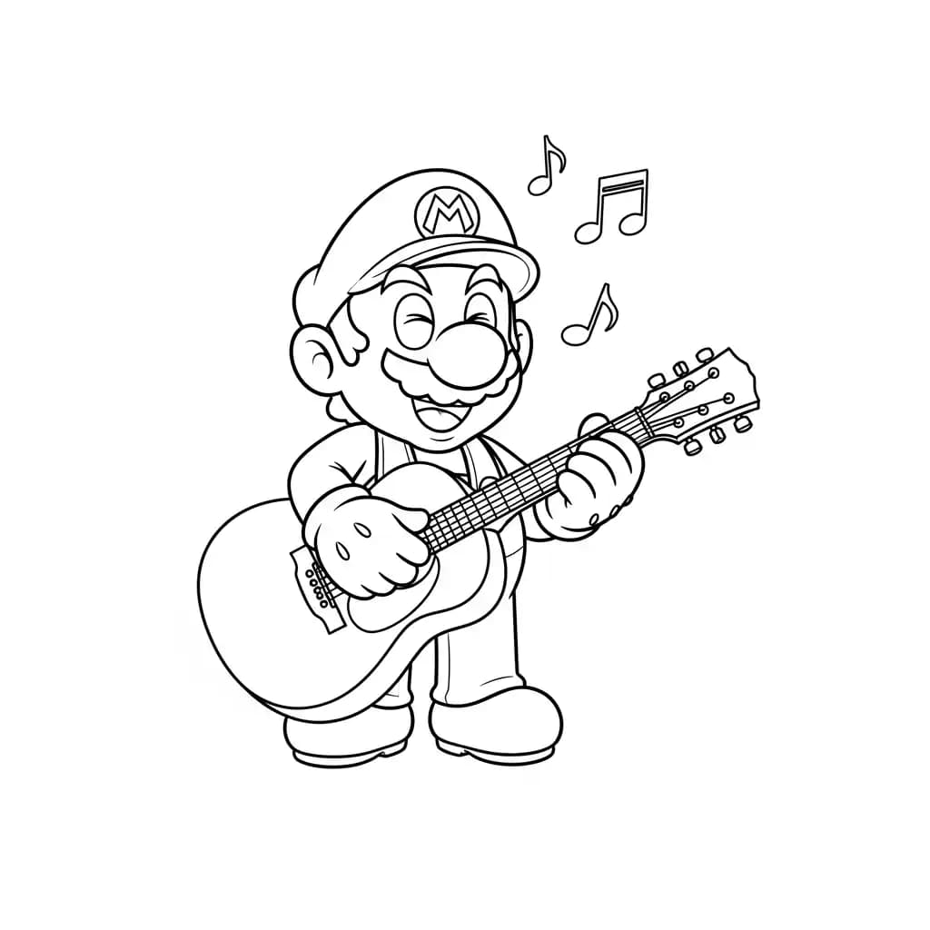 Desenhos do Mario Bros para Colorir e Imprimir