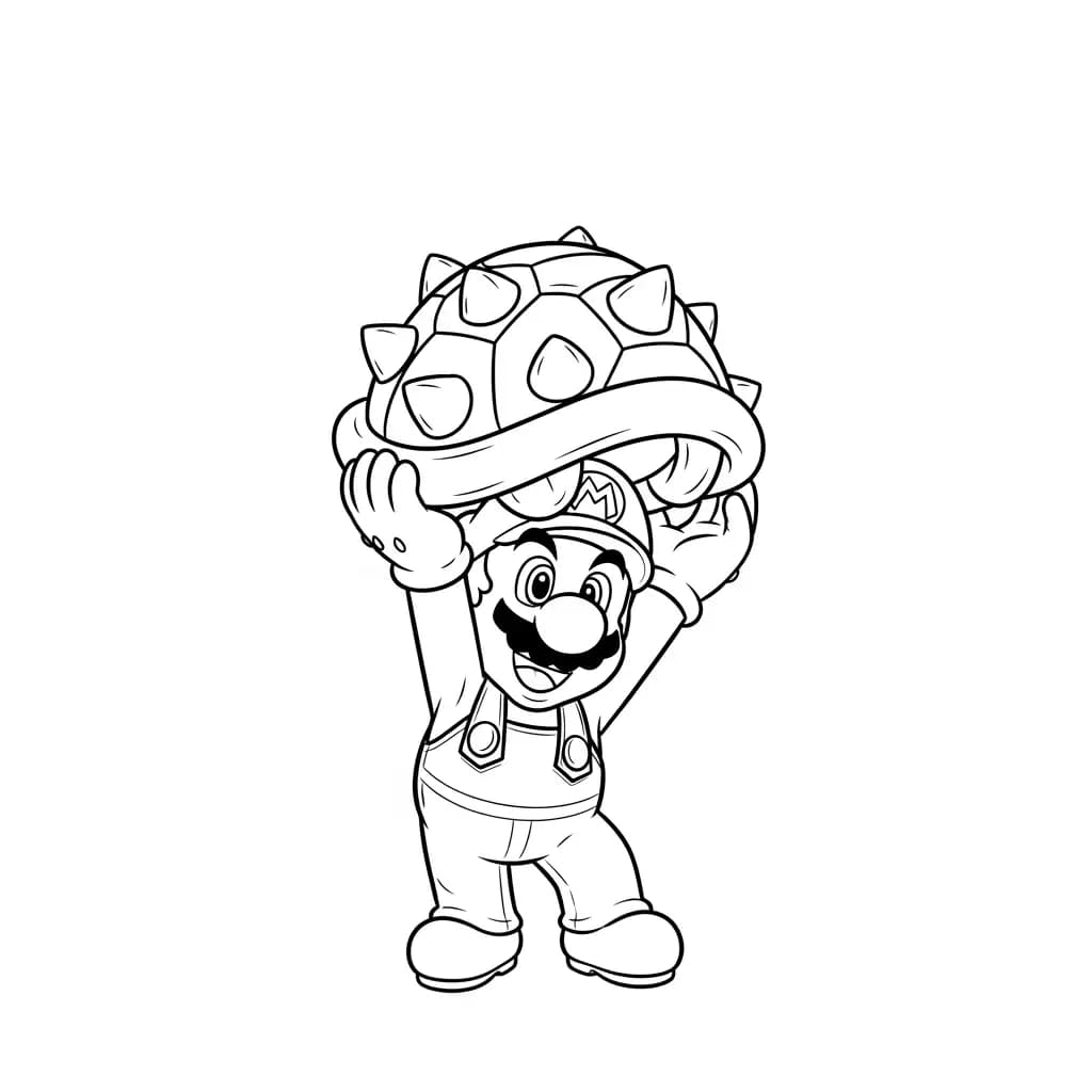 Desenhos do Mario Bros para Colorir e Imprimir
