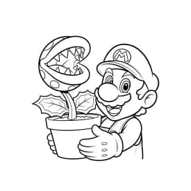 Desenhos do Mario Bros para Colorir e Imprimir