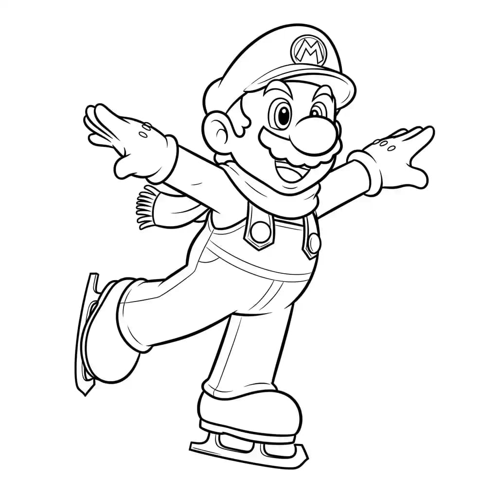 Desenhos do Mario Bros para Colorir e Imprimir