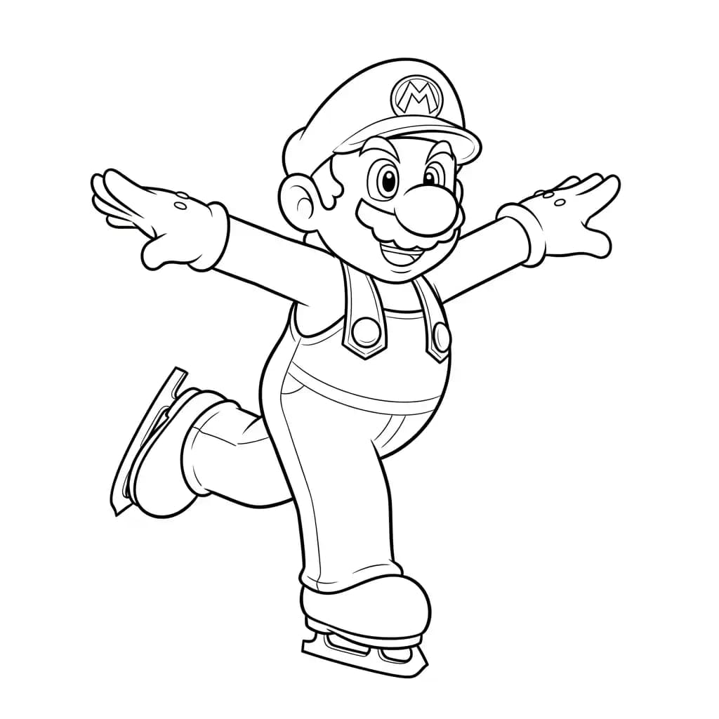 Desenhos do Mario Bros para Colorir e Imprimir
