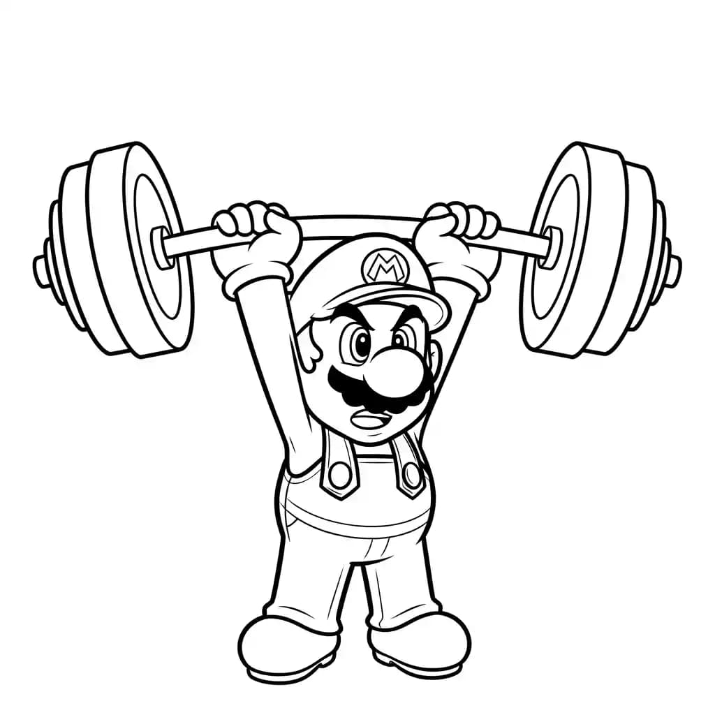 Desenhos do Mario Bros para Colorir e Imprimir