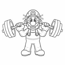 Desenhos do Mario Bros para Colorir e Imprimir