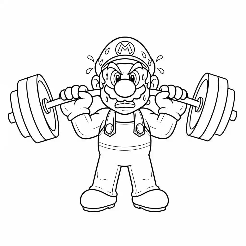 Desenhos do Mario Bros para Colorir e Imprimir