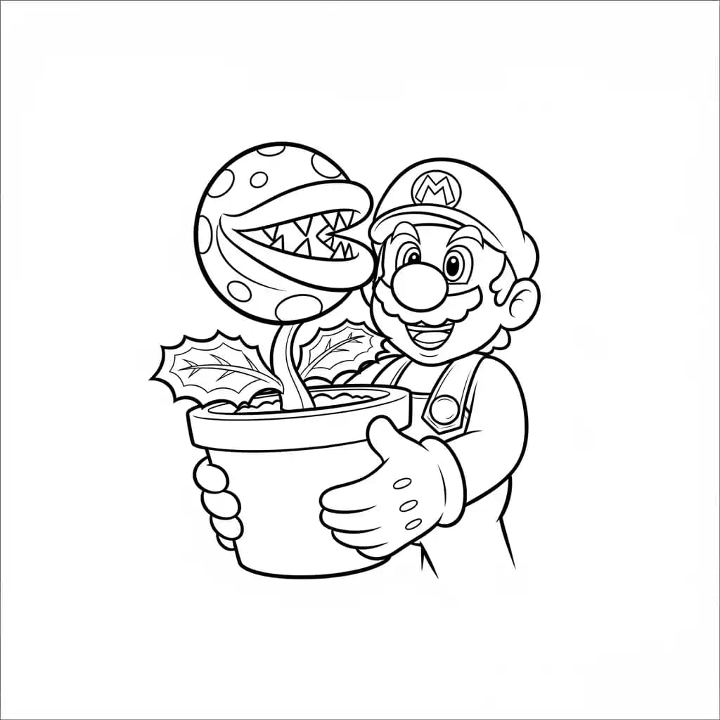 Desenhos do Mario Bros para Colorir e Imprimir