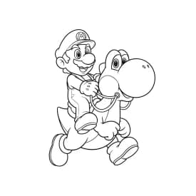 Desenhos do Mario Bros para Colorir e Imprimir