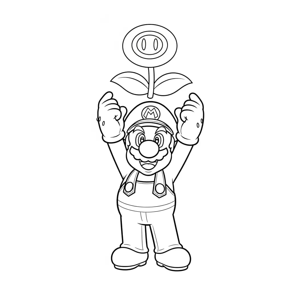 Desenhos do Mario Bros para Colorir e Imprimir