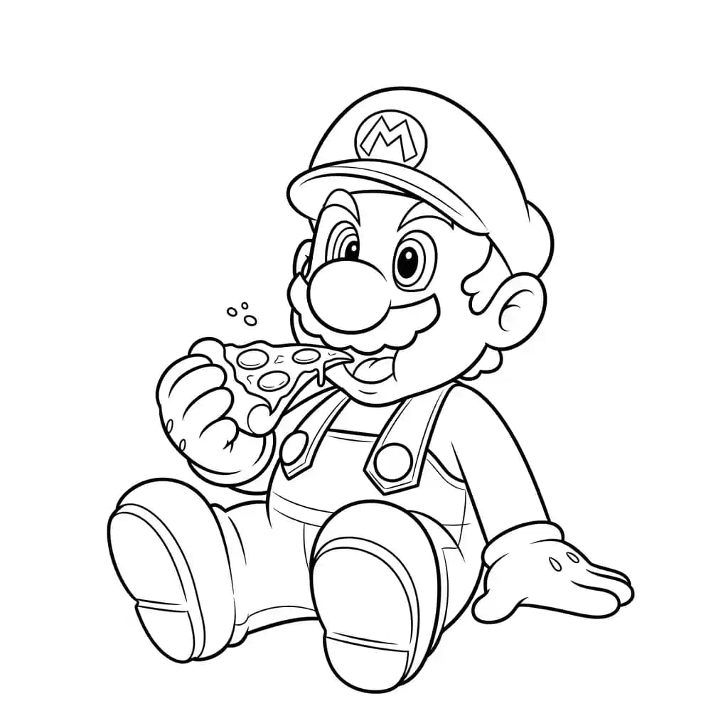Desenhos do Mario Bros para Colorir e Imprimir
