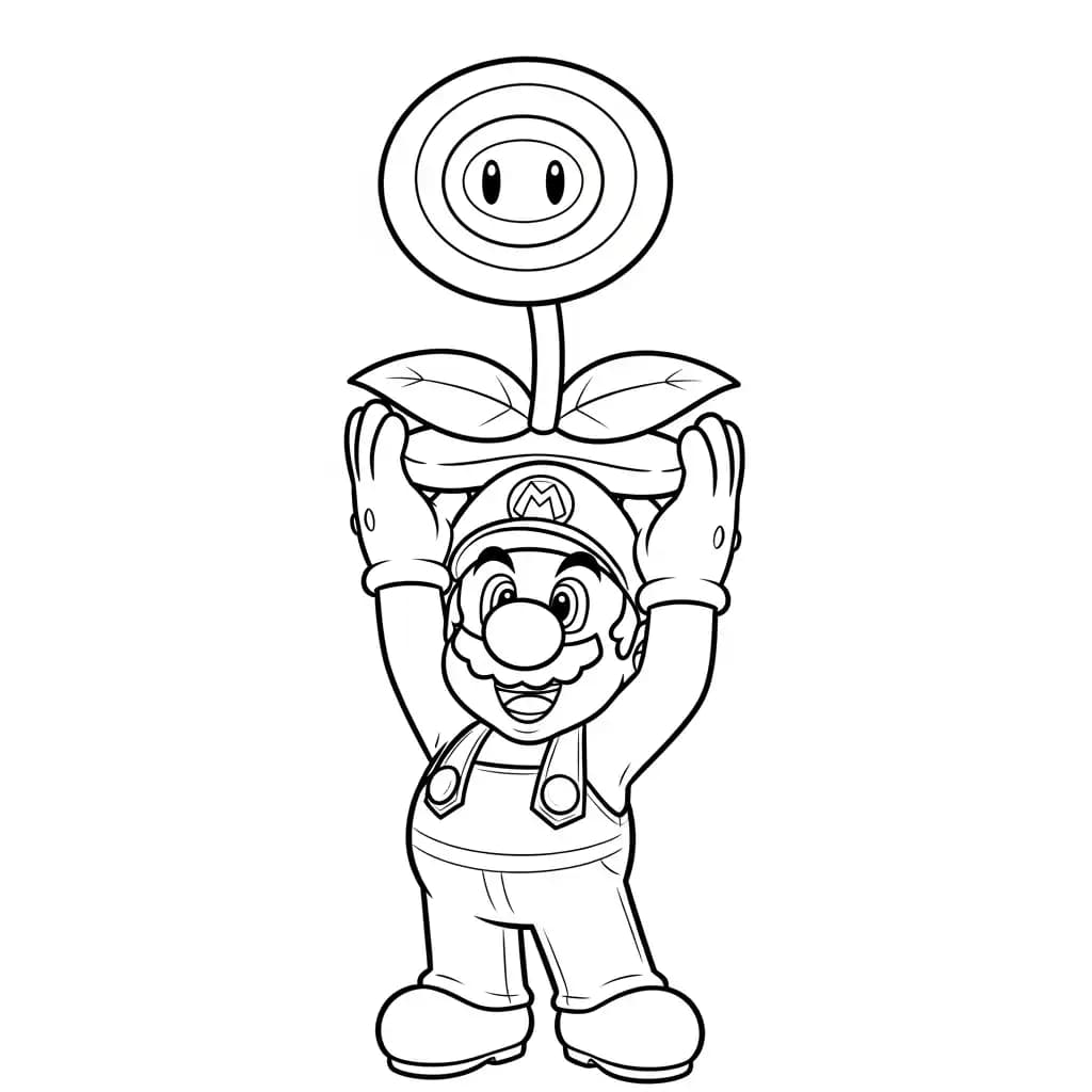 Desenhos do Mario Bros para Colorir e Imprimir