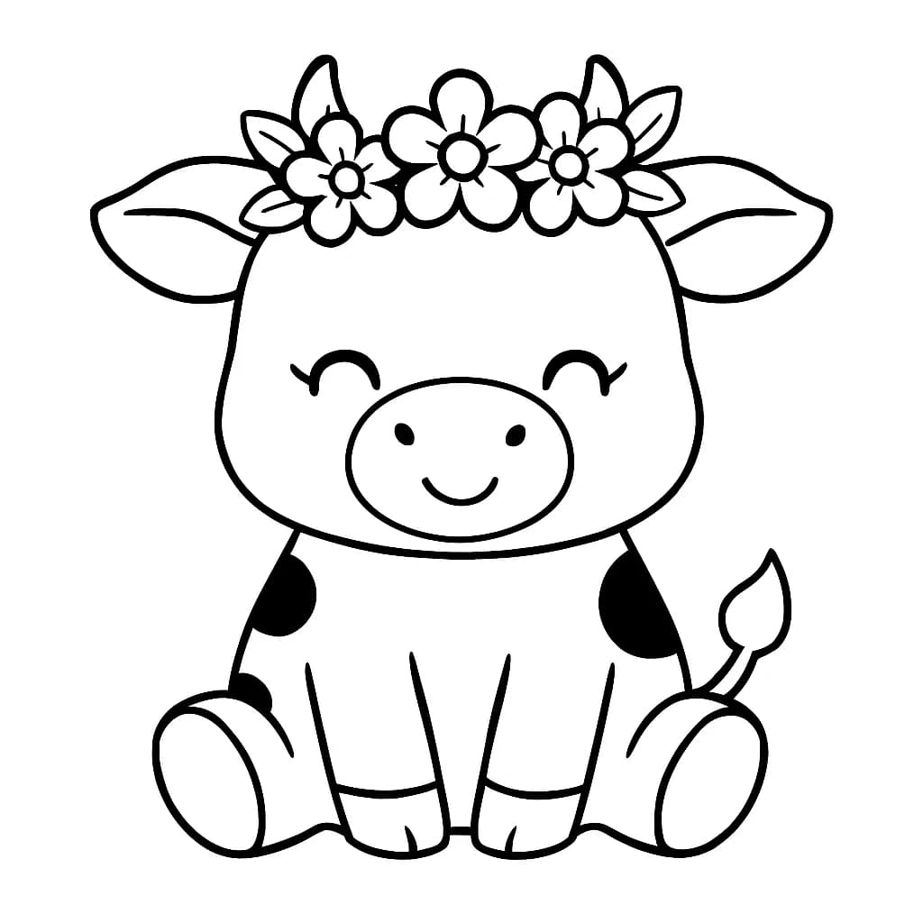 Desenho para colorir com coelhinho kawaii segurando uma xícara de chá, rodeado por corações e estrelas — perfeito para imprimir grátis e aproveitar momentos de calma com imagens fofas e encantadoras.