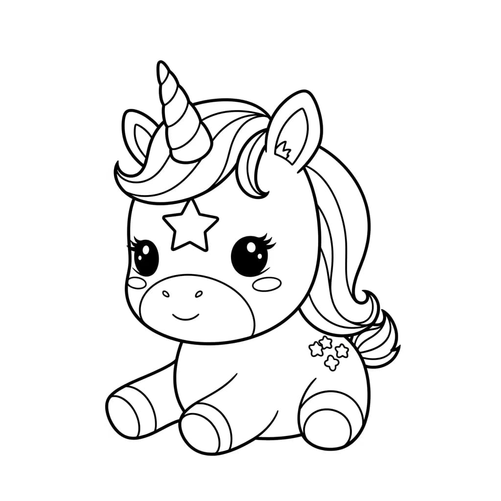 Desenhos Kawaii para Imprimir e Colorir