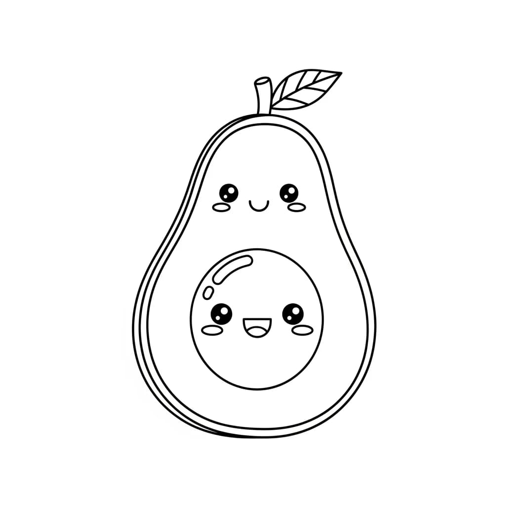 Desenhos Kawaii para Imprimir e Colorir
