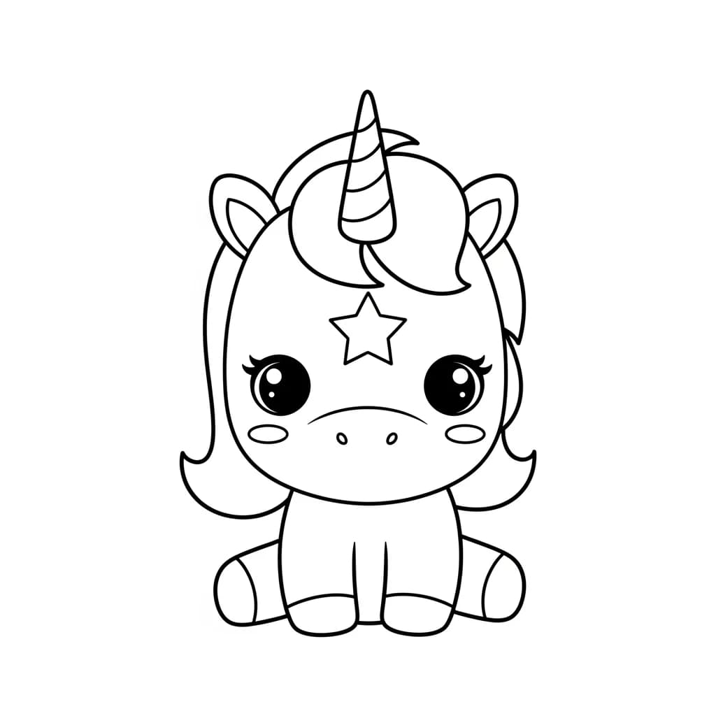 Desenhos Kawaii para Imprimir e Colorir