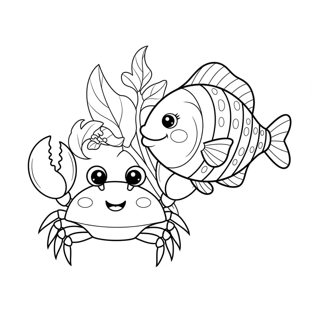 Desenhos Kawaii para Imprimir e Colorir