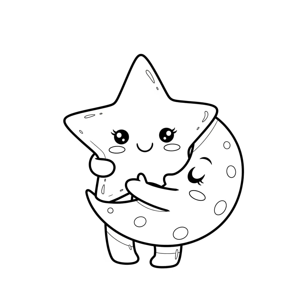 Desenhos Kawaii para Imprimir e Colorir