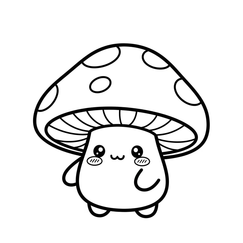 Desenhos Kawaii para Imprimir e Colorir